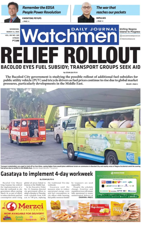 Cover of Watchmen Daily Journal