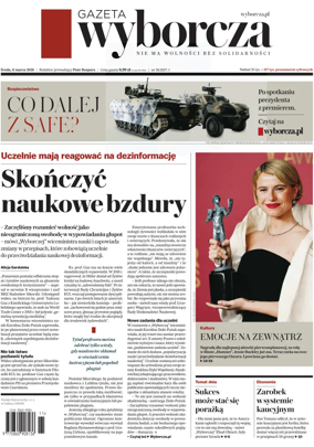 Cover of Gazeta Wyborcza