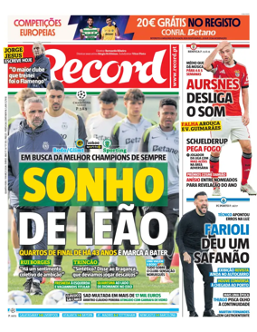 Cover of Record (Portugal)