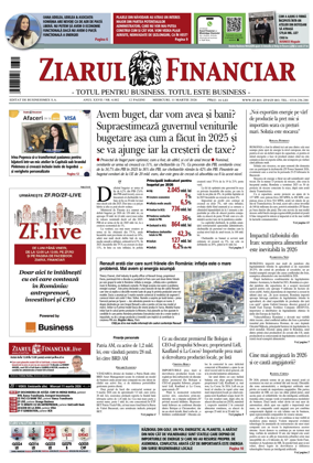 Cover of Ziarul Financiar