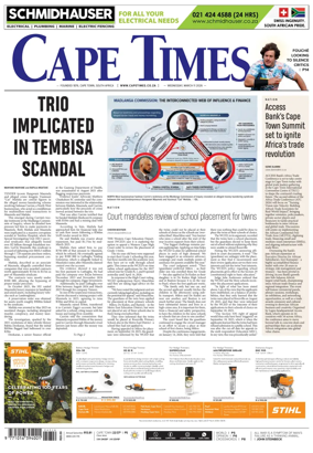Cover of Cape Times