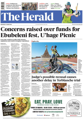 Cover of The Herald (South Africa)