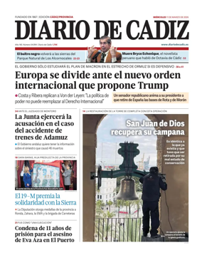Cover of Diario de Cadiz