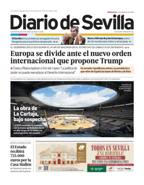 Cover of Diario de Sevilla