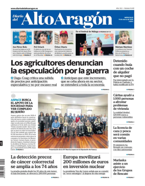 Cover of Diario del Alto Aragon