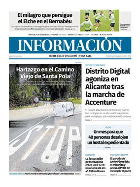 Cover of Diario Informacion (Elche y Vega Baja)
