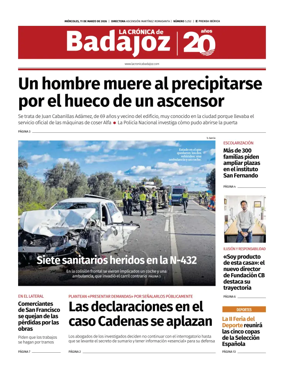 Cover of La Cronica de Badajoz BE