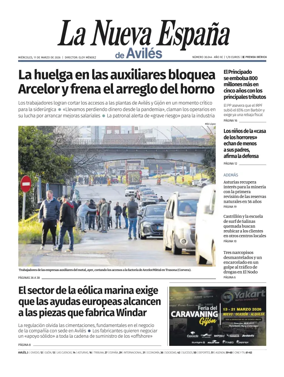 Cover of La Nueva Espana (Aviles)