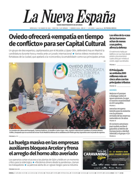 Cover of La Nueva Espana (Oviedo)