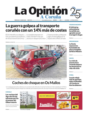 Cover of La Opinion de A Coruna