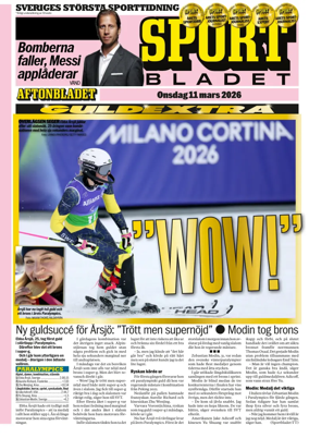 Cover of Sportbladet
