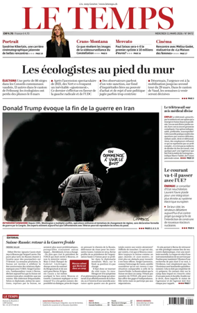 Cover of Le Temps