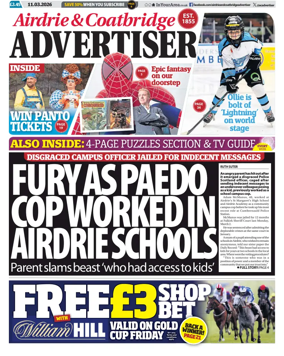 Cover of Airdrie & Coatbridge Advertiser