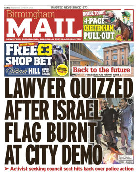 Cover of Birmingham Mail