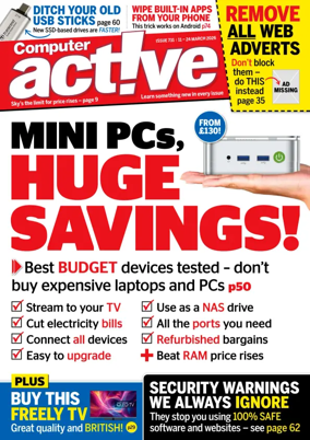 Cover of Computer Active (UK)