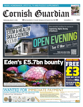 Cover of Cornish Guardian (Newquay & the North Coast)