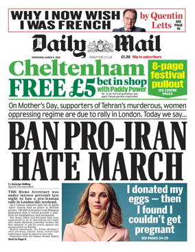 Cover of Daily Mail
