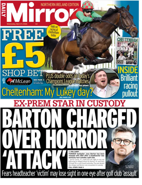 Cover of Daily Mirror (Northern Ireland)