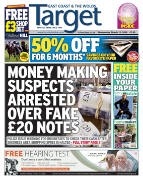 Cover of East Coast & The Wolds Target