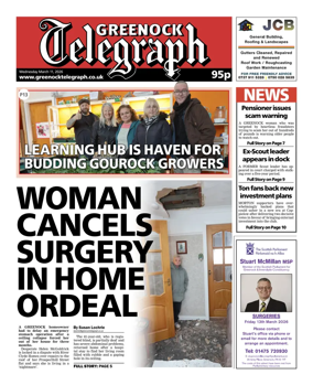 Cover of Greenock Telegraph
