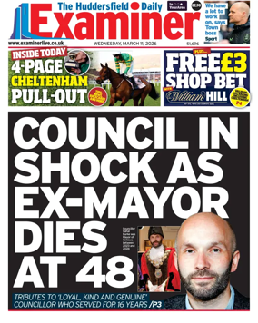 Cover of Huddersfield Daily Examiner
