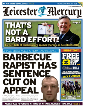 Cover of Leicester Mercury
