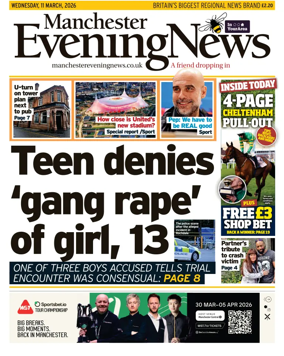 Cover of Manchester Evening News