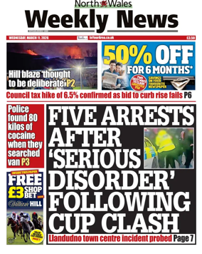 Cover of North Wales Weekly News