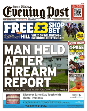 Cover of South Wales Evening Post