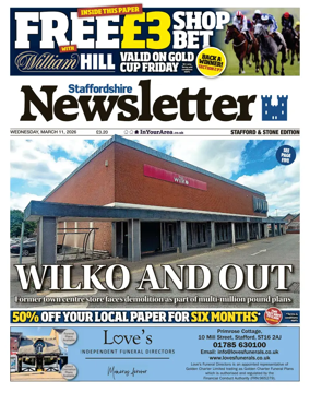 Cover of Staffordshire Newsletter