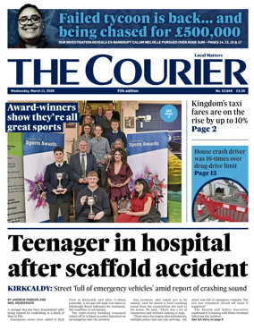 Cover of The Courier & Advertiser (Fife Edition)