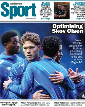 Cover of Herald Sport