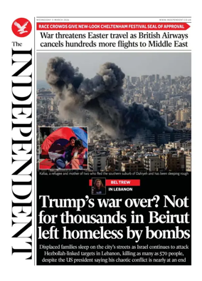 Cover of The Independent