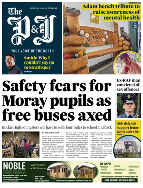 Cover of The Press and Journal (Inverness Highlands and Islands)