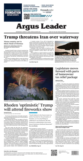 Cover of Argus Leader