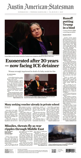 Cover of Austin American-Statesman