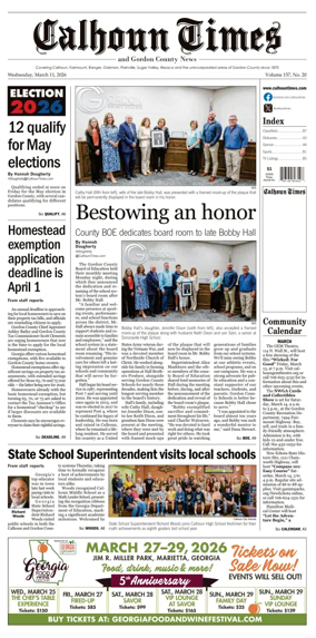 Cover of Calhoun Times