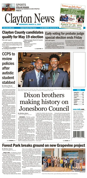 Cover of Clayton News