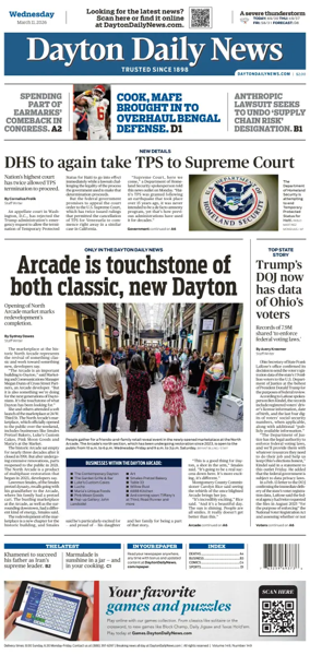 Cover of Dayton Daily News