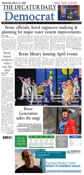 Cover of The Decatur Daily Democrat
