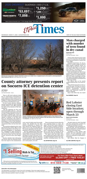 Cover of El Paso Times