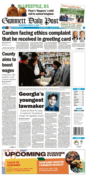 Cover of Gwinnett Daily Post