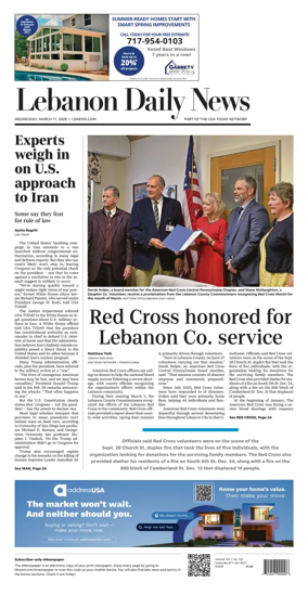 Cover of Lebanon Daily News