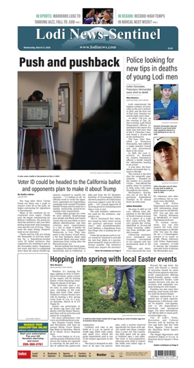 Cover of Lodi News-Sentinel