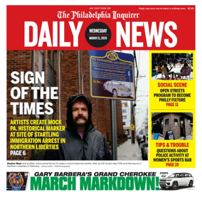 Cover of Philadelphia Daily News