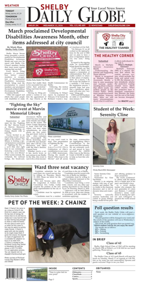 Cover of Shelby Daily Globe