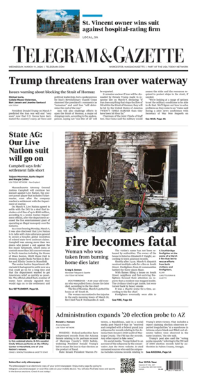 Cover of Telegram & Gazette