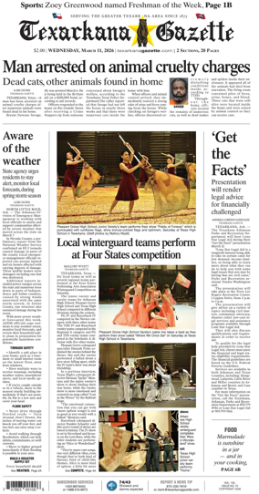 Cover of Texarkana Gazette