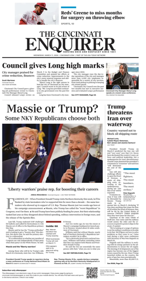 Cover of The Cincinnati Enquirer