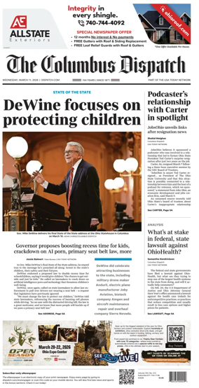 Cover of The Columbus Dispatch